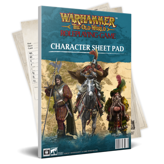 Warhammer The Old World RPG: Character Sheet Pad