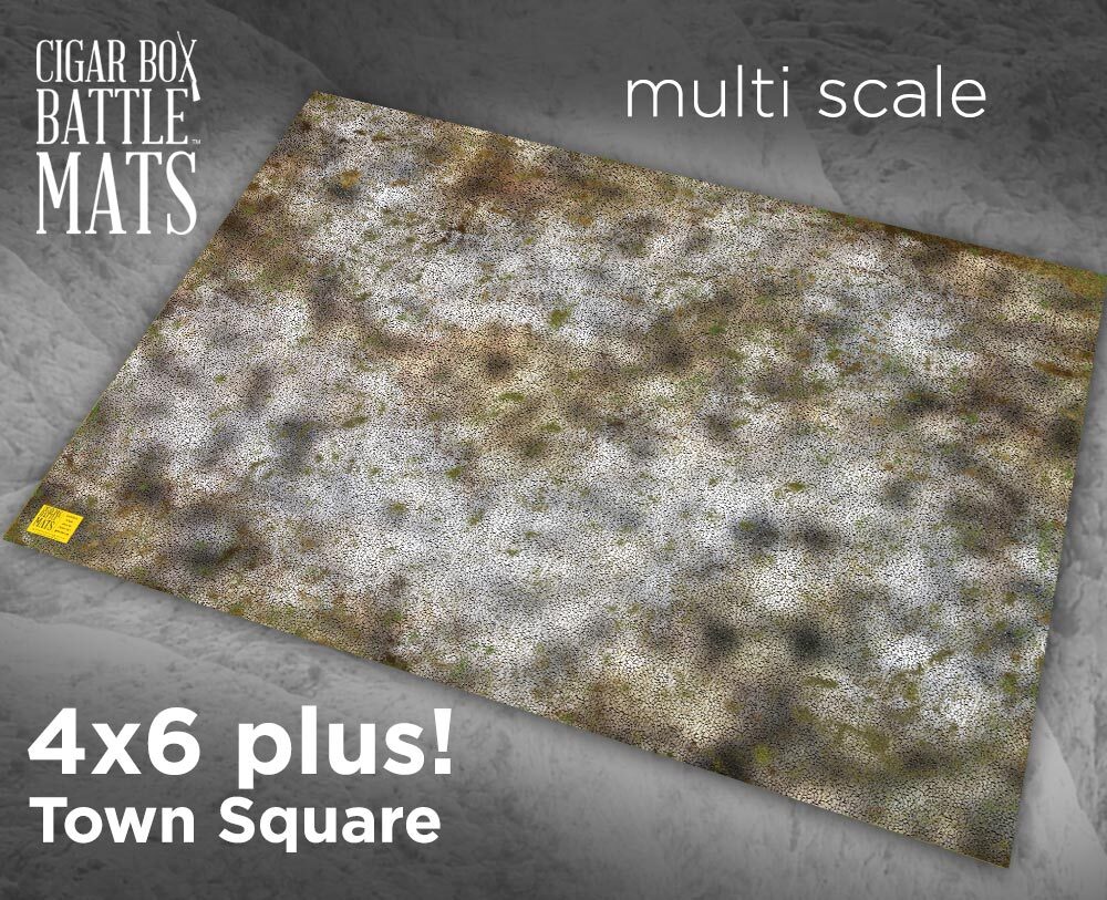 Battle Mat: 4x6' Town Square