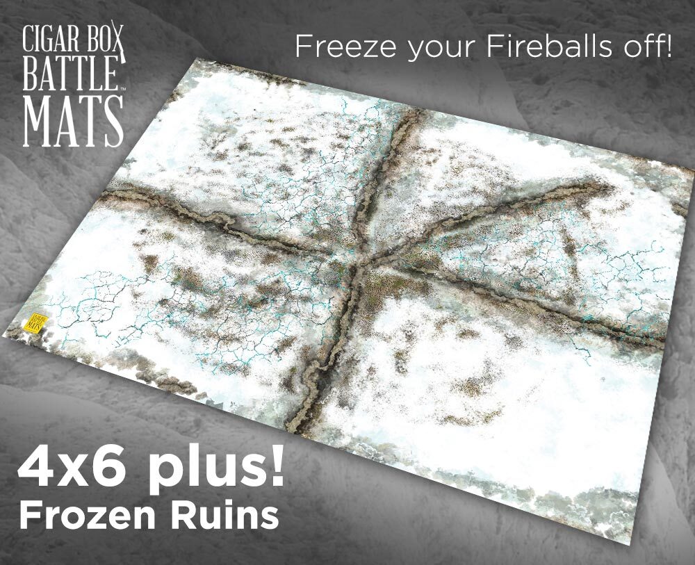 Battle Mat: 4x6 Frozen Ruins