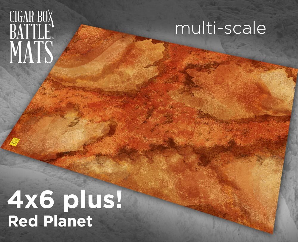 Battle Mat: 4x6 Red Planet