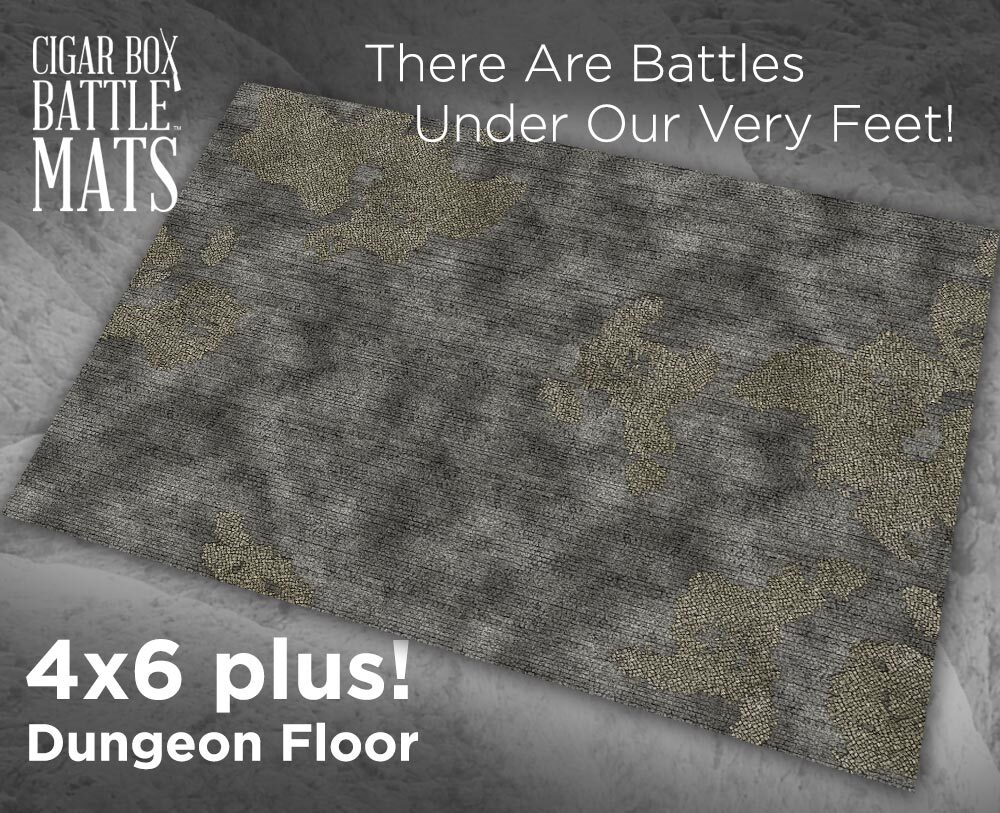 Battle Mat: 4x6 Dungeon Floor