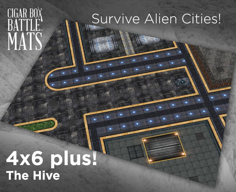 Battle Mat: 4x6 The Hive