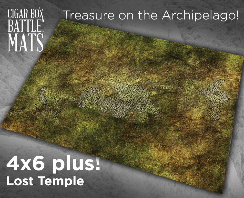 Battle Mat: 4x6 Lost Temple (6-28mm)
