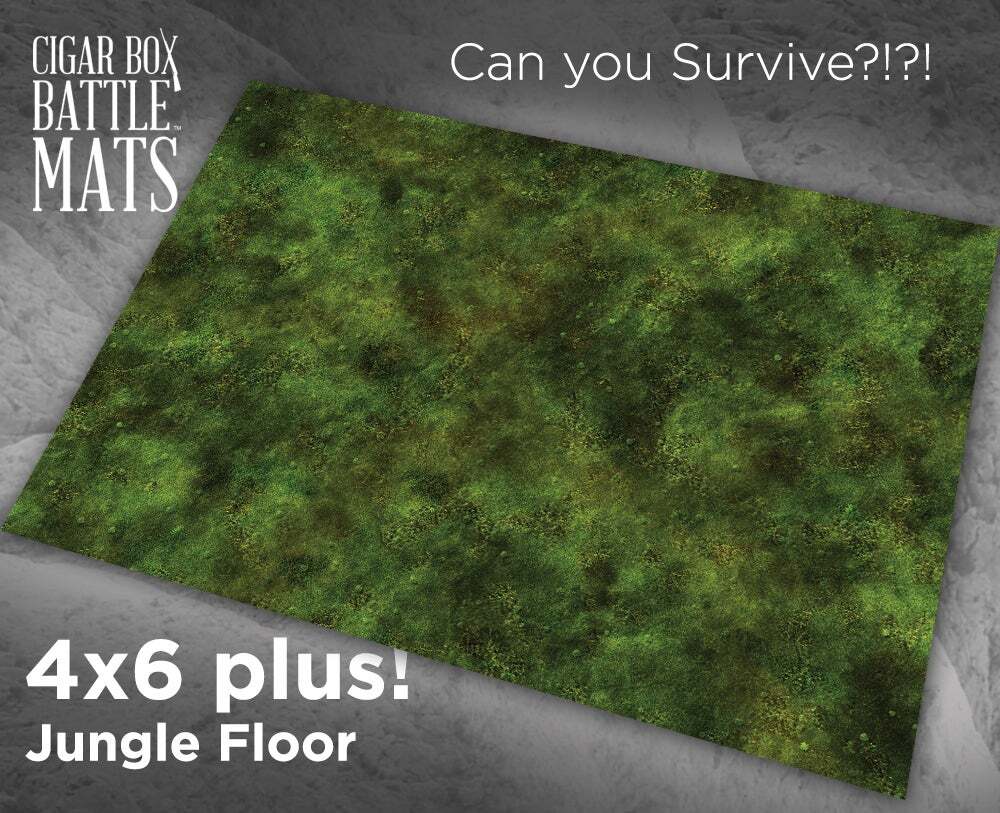Battle Mat: 4x6 Jungle Floor (6-28mm)