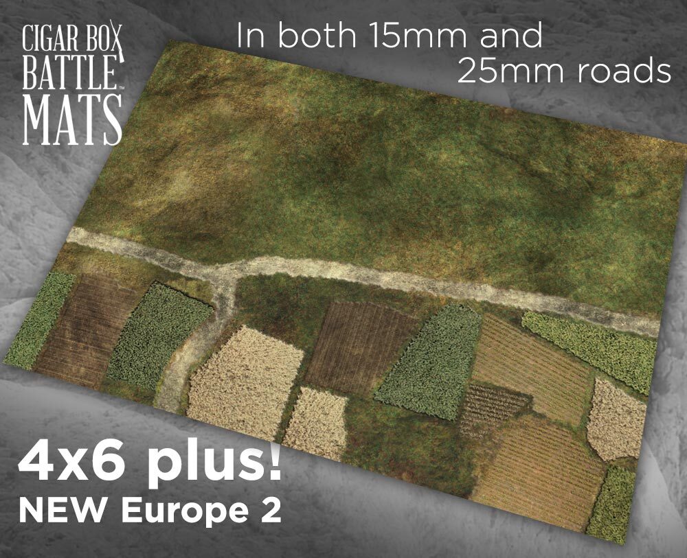 Battle Mat: 4x6 New Europe 2 (20-28mm Scale)