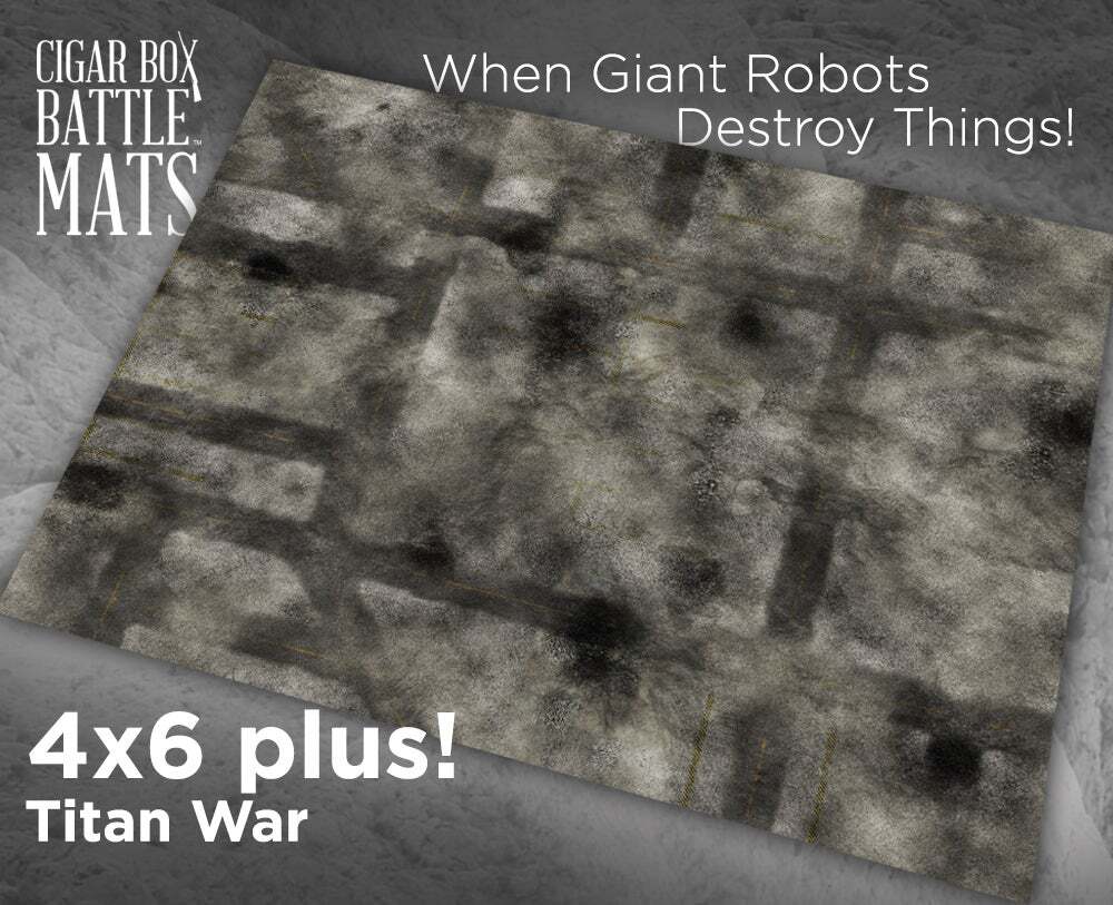 Battle Mat: 4x6 Titan War (10-28mm Scale)
