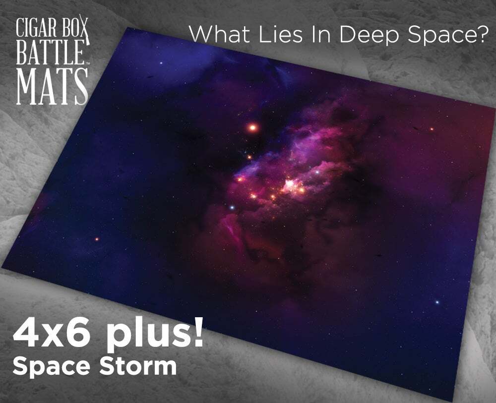 Battle Mat: 4x6 Space Storm (10-28mm Scale)