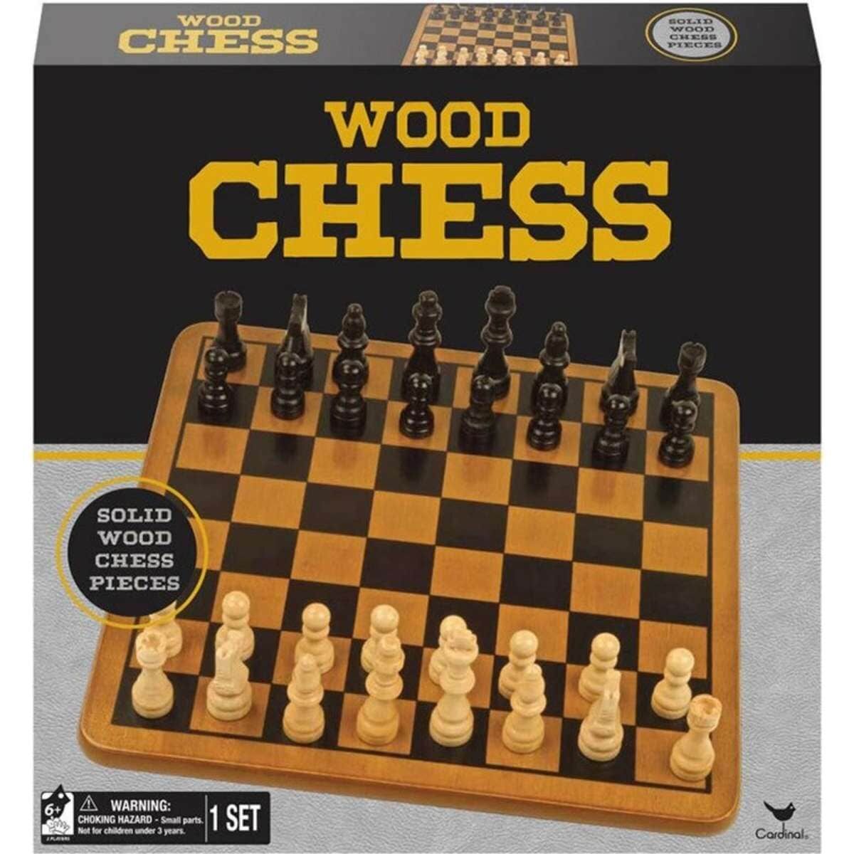 Wood 29cm Chess Set