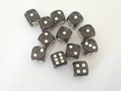 Translucent: 16mm D6 Smoke/White (12)