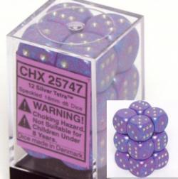 Speckled: Silver Tetra 16mm D6 (12)