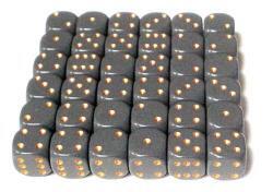 Opaque: Grey / Copper 12mm D6 (36)