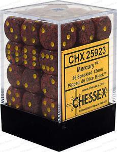 Speckled: Mercury 12mm D6 (36)