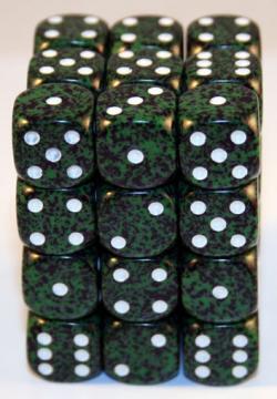 Speckled Golden Recon 12mm D6 Block (36)