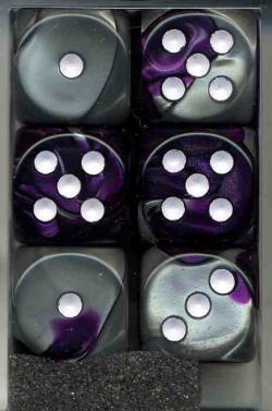 Gemini #2 16mm D6 Purple-Steel White 12