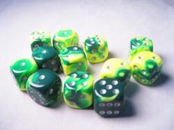 Gemini #6 16mm D6 Green Yellow Silver 12