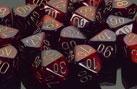 Gemini Purple Red/Gold 12mm D6 Set (36)