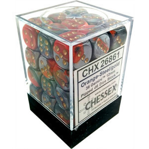 Gemini 12mm Orange-Steel/Gold (36)