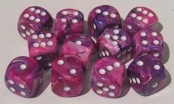 DM7 Festive 16mm D6 Violet/White (12)