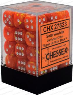 Vortex: 12mm D6 Solar/White Set (36)
