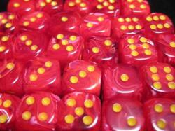 Vortex: 12mm D6 Red / Yellow Set (36)