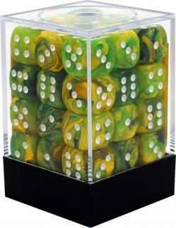 Vortex: 12mm D6 Dandlion/White Set (36)