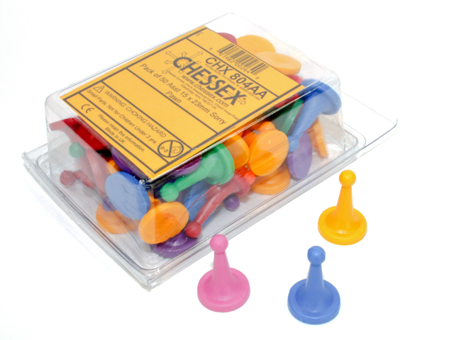 Pack of 50 Asst 15 x 23mm Sorry Pawn