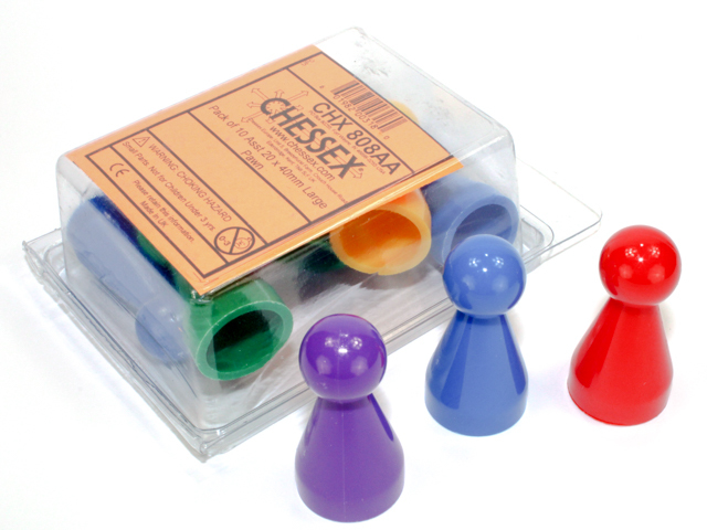 Pack of 10 Asst 20 x 40mm Large Pawn