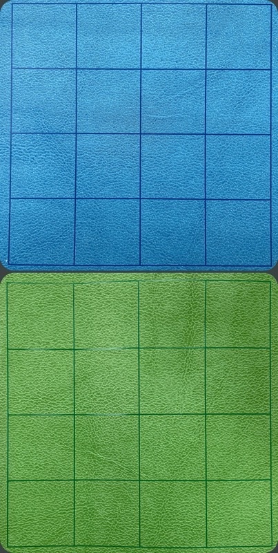 Megamat® 1” Reversible Blue-Green Squares