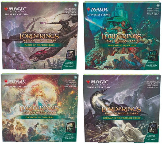 Magic the Gathering: The Lord of the Rings Tales of Middle Earth Holiday Release Scene Box