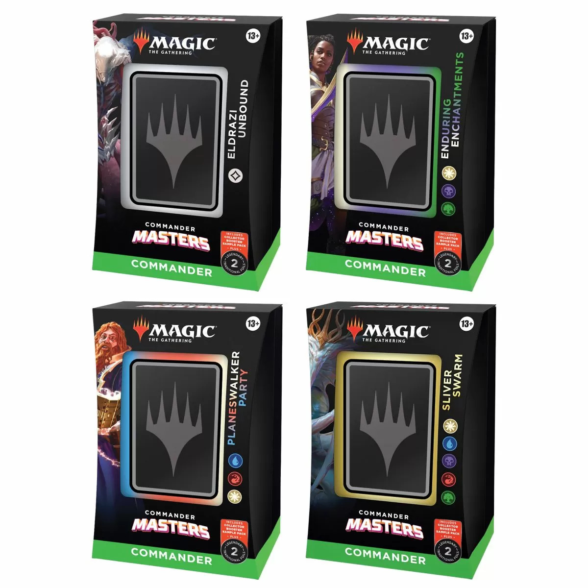 Magic the Gathering: Commander Masters Commander Decks (4 Decks Per Display)