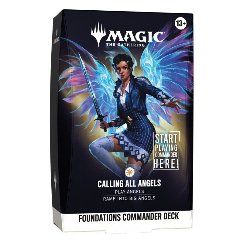 Magic the Gathering: Foundations Commander White Deck - Calling All Angels