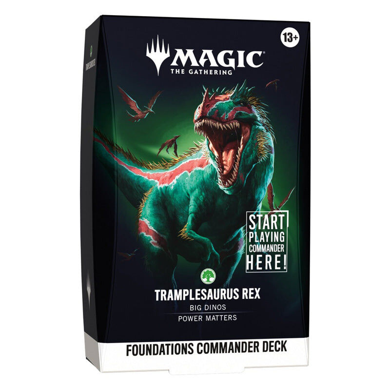 Magic the Gathering: Foundations Commander Green Deck - Tramplesaurus Rex