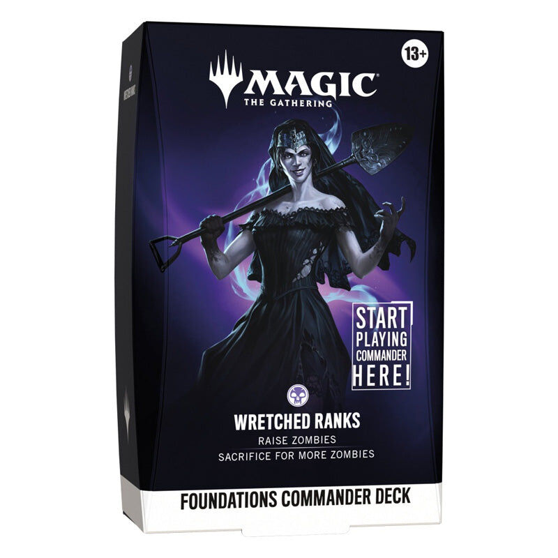 Magic the Gathering: Foundations Commander Black Deck - Wretched Ranks