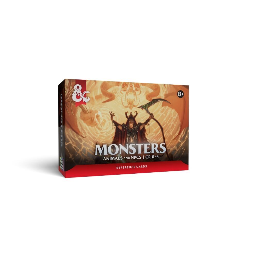 Dungeons & Dragons Reference Cards Monsters Animals and NPCs CR 0-5