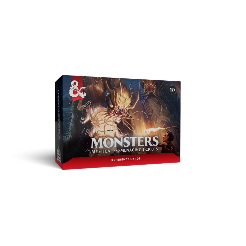 Dungeons & Dragons Reference Cards Monsters Mystical and Menacing CR 0-5