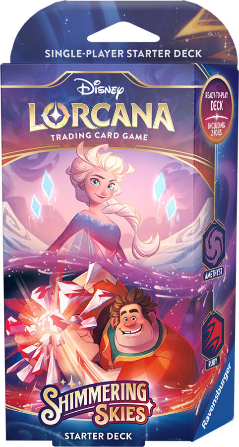 Disney Lorcana: Shimmering Skies Starter Set - Amethyst and Ruby