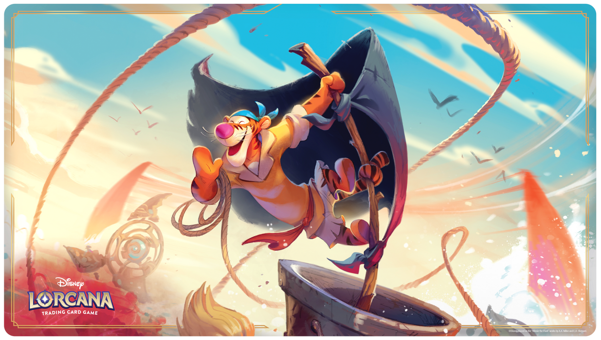 Disney Lorcana TCG: Archazia's Island Playmat Tigger - In the Crow’s Nest