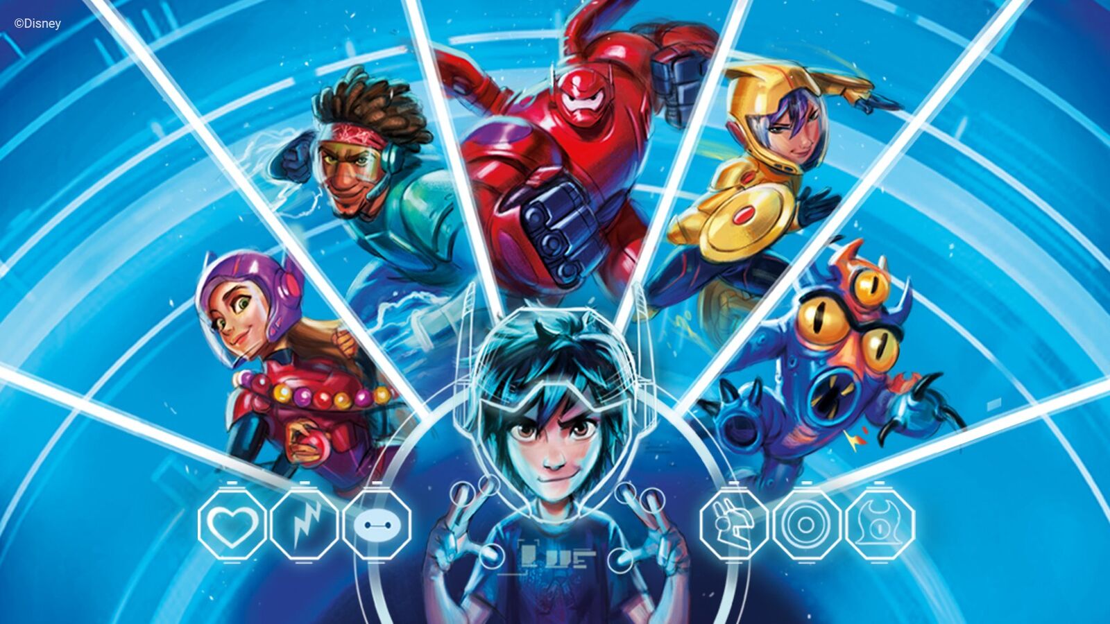 Disney Lorcana TCG: Archazia's Island Playmat We Could Be Immortals (Big Hero 6)