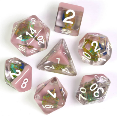 Peacock RPG Dice Set