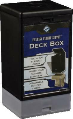 Fantasy Flight Supply Deck Boxes - Black