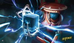 Keyforge: Call of the Archons—Positron Bolt Playmat