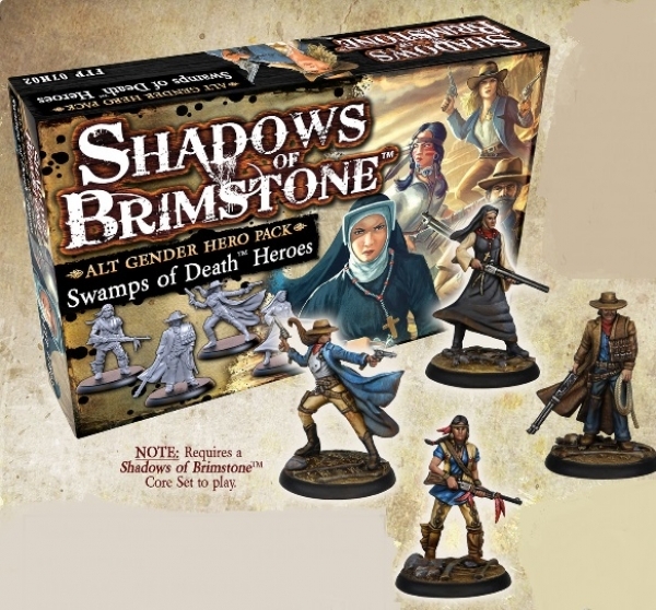 Shadows of Brimstone: Swamps of Death Alt Gender Hero Pack
