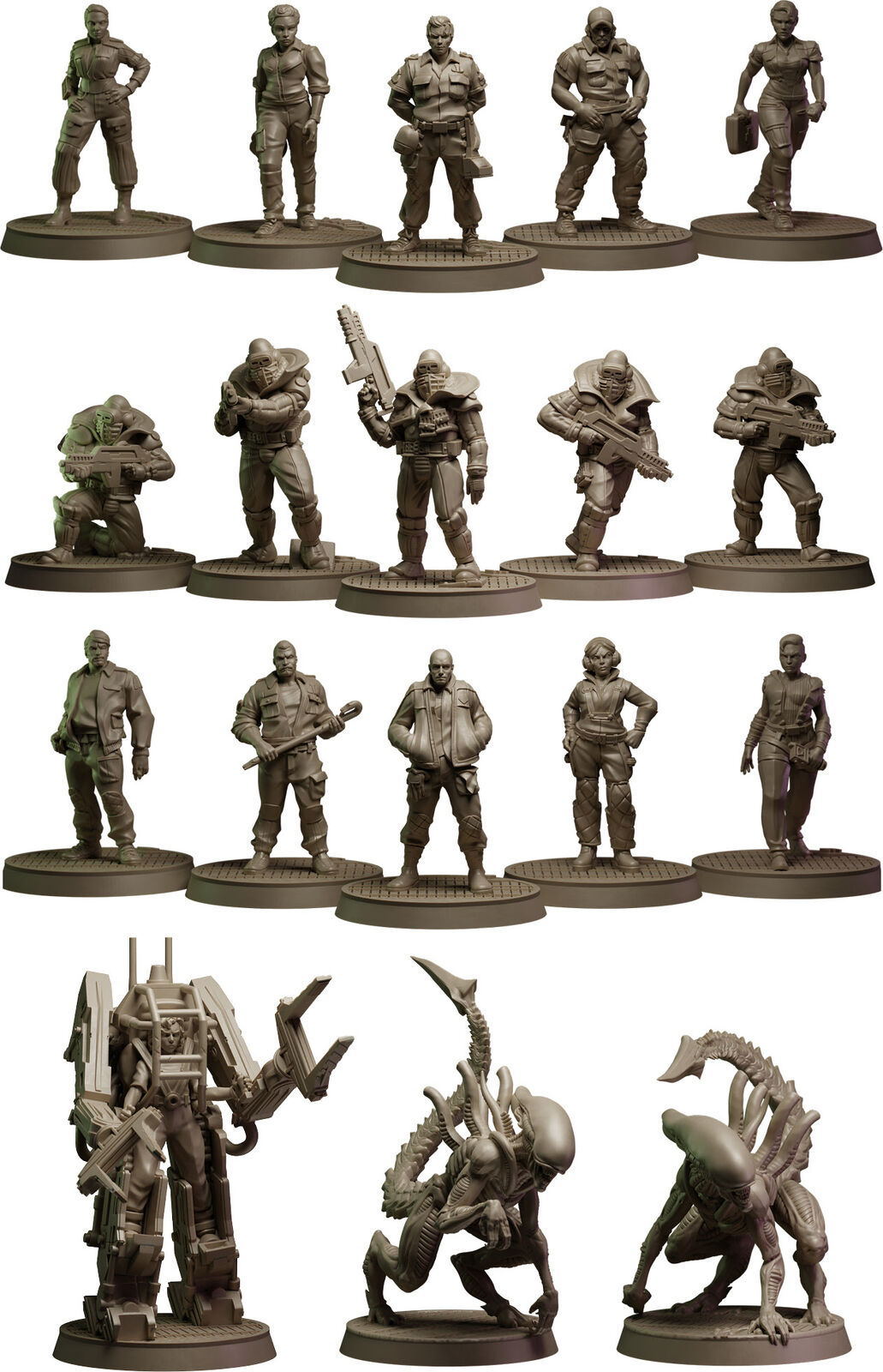ALIEN RPG Miniatures Set Rapture Protocol (Boxed Miniatures Set)