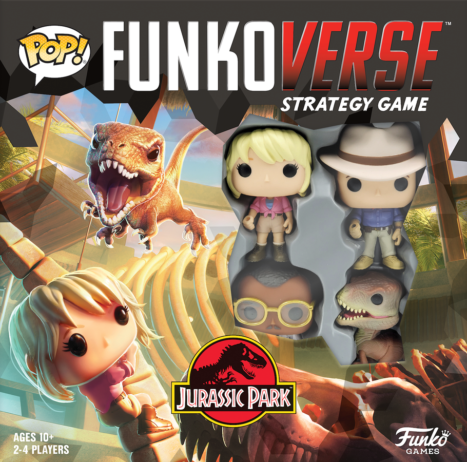 Funkoverse Strategy Board Game: Jurassic Park Base Game
