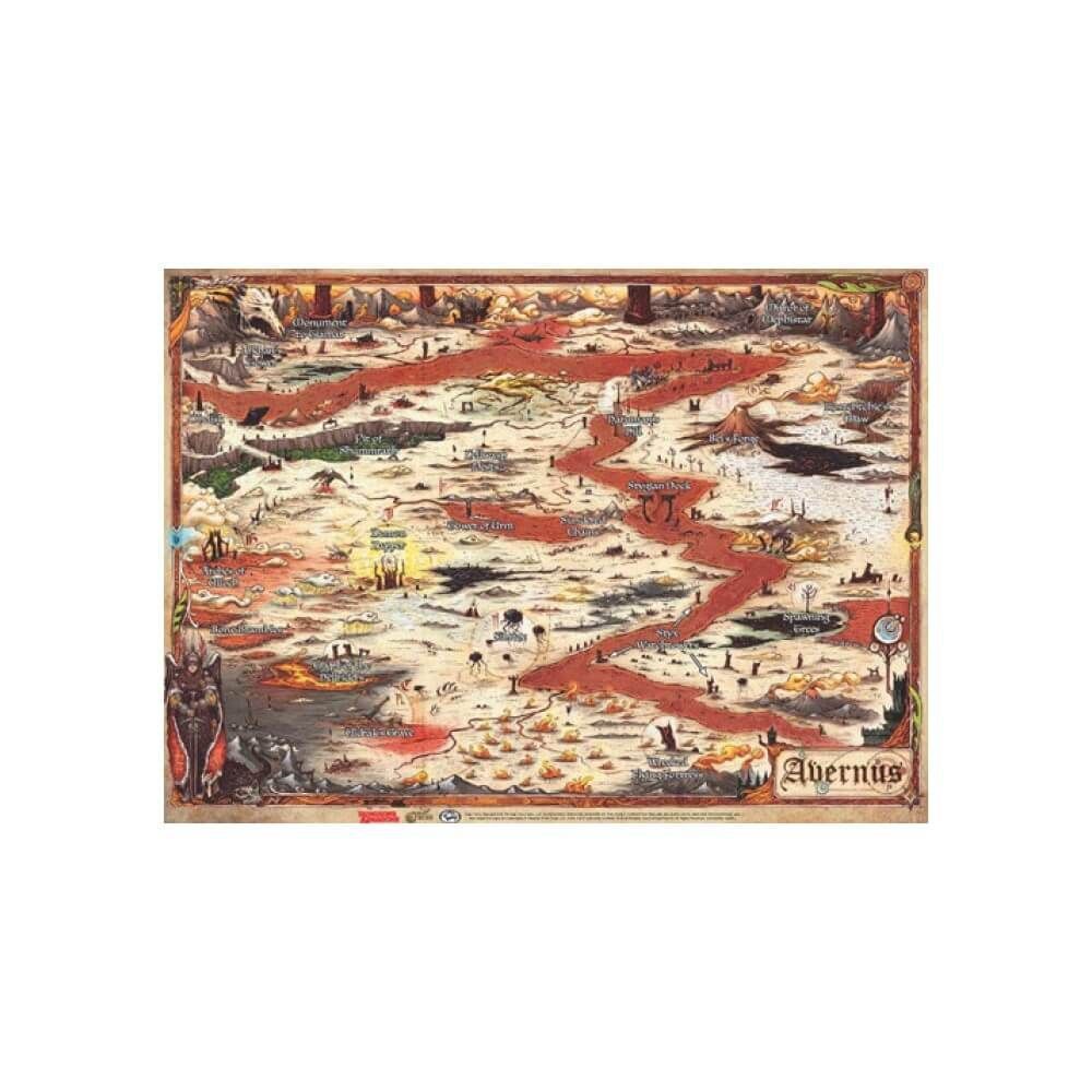 D&D Descent Into Avenus Map