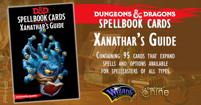 D&D Spellbook Cards: Xanathar's Deck (95 Cards)