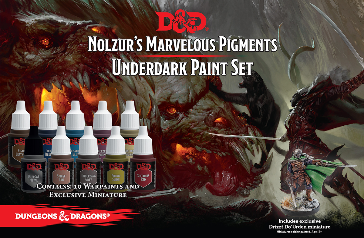 D&D Nolzurs Marvelous Pigments: Underdark Paint Set