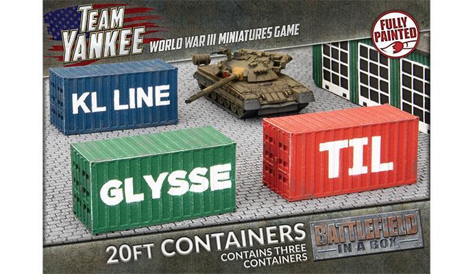 Battlefield in a Box: Modern: 20ft Shipping Containers (x3)