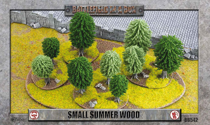 Battlefield in a Box: BB542 Small Summer Wood (15mm)