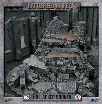 Battlefield in a Box: Gothic Terrain: Collapsed Corner -30mm (1 pc)